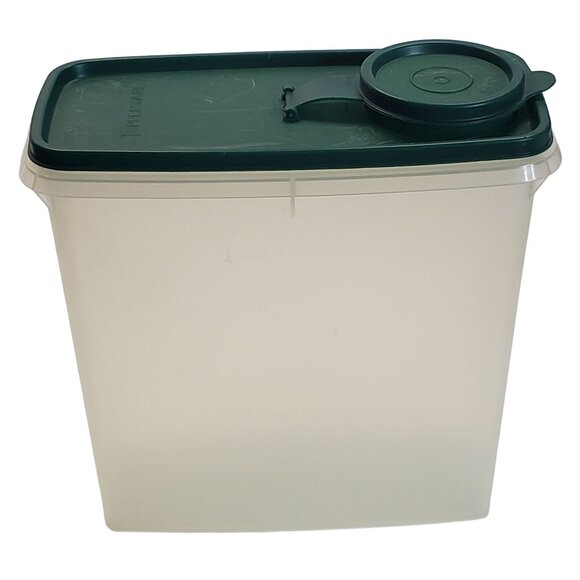 Tupperware Modular Mate Container With Green Lid 13 Cups 469-5 Two Piece - Picture 1 of 12